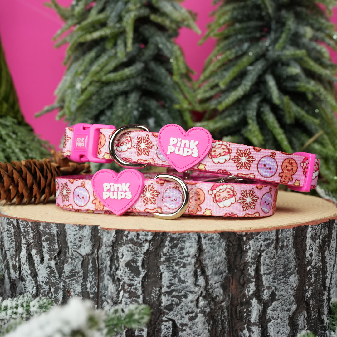 Merry Pinkmas Christmas Dog Lead