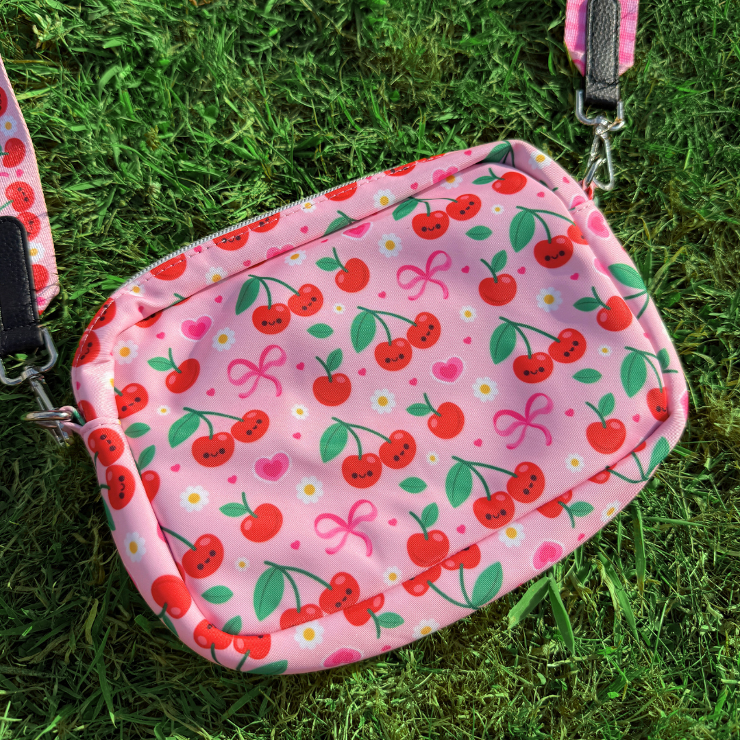 Sour Cherry Dog Walking Bag