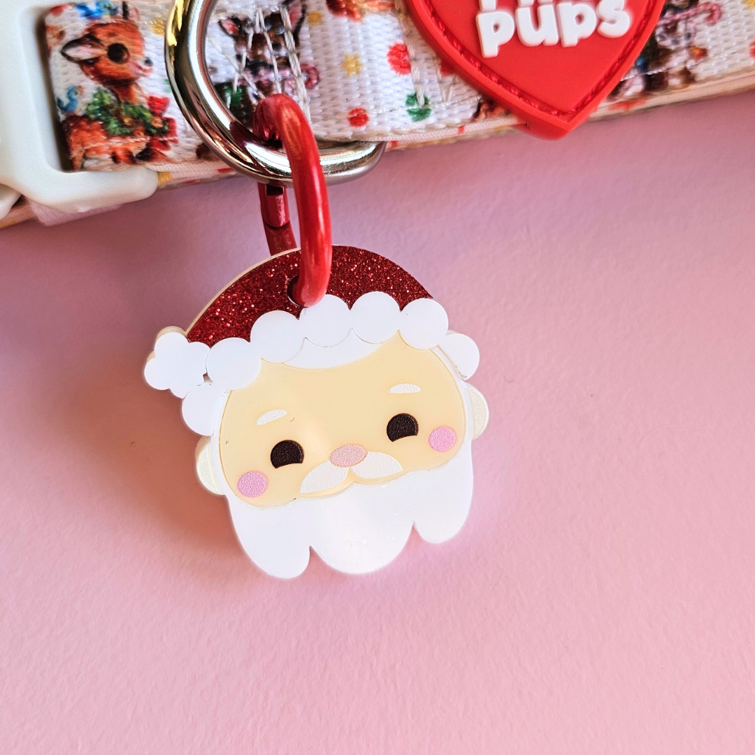 Santa Pet ID Tag