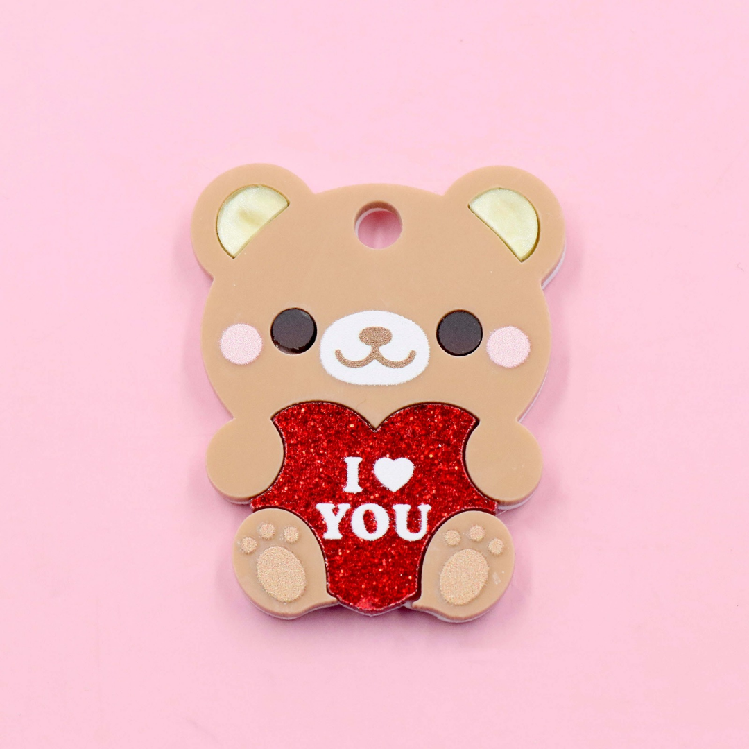 Teddy Bear Pet ID Tag