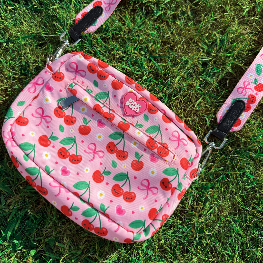 Sour Cherry Dog Walking Bag
