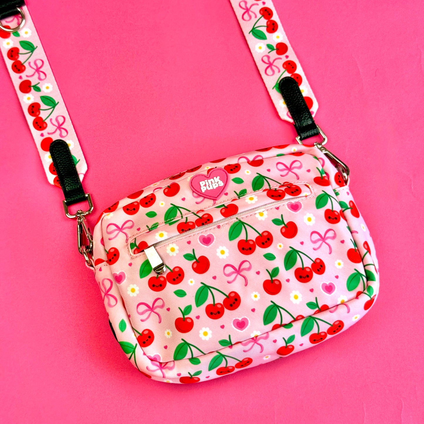 Sour Cherry Dog Walking Bag