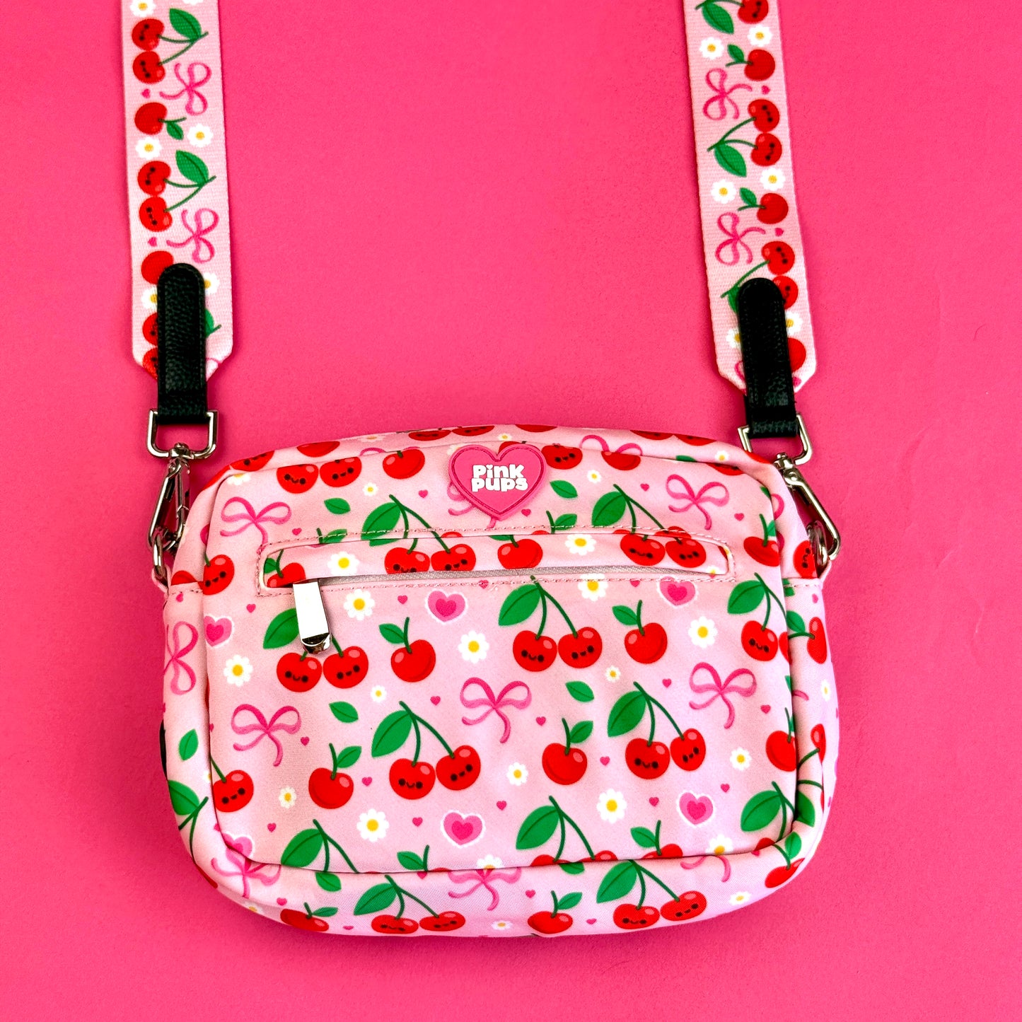 Sour Cherry Dog Walking Bag