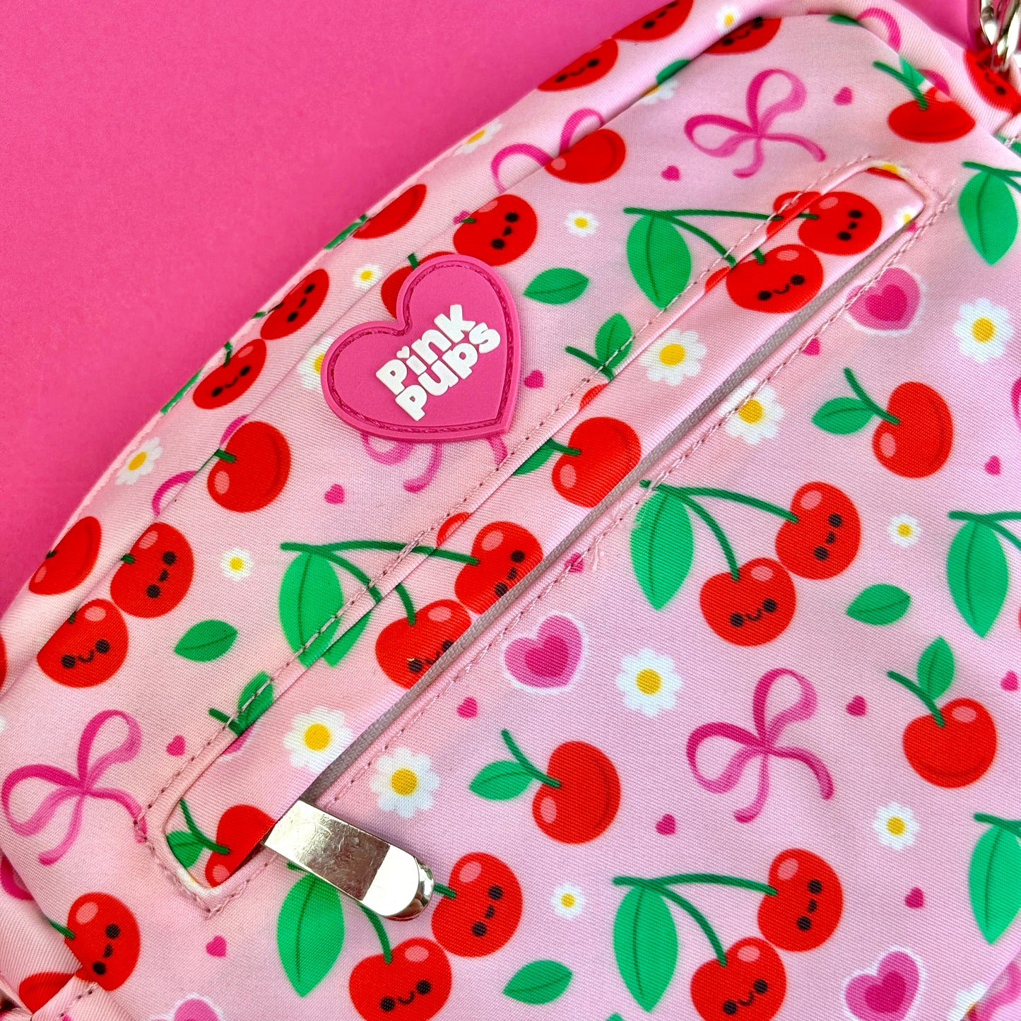 Sour Cherry Dog Walking Bag