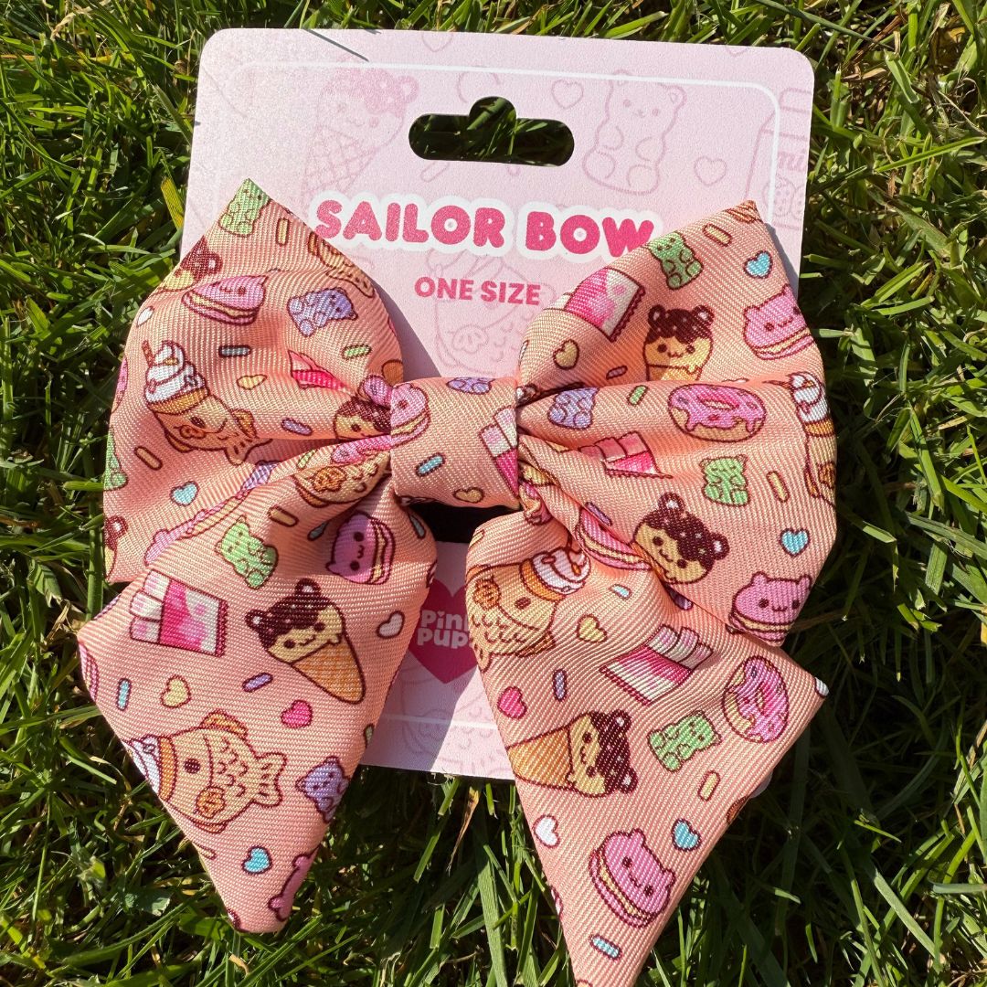Summer Snack Sailor Bow Tie