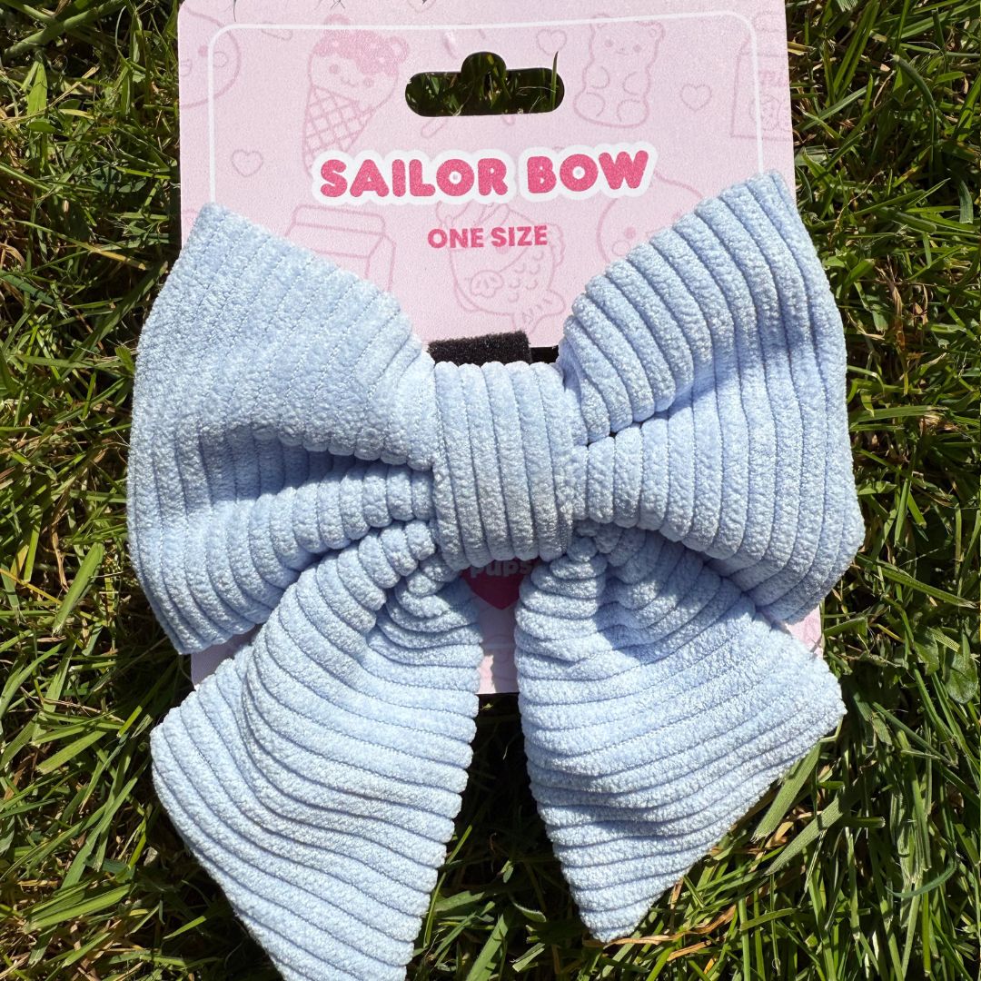 Bluebell Corduroy Sailor Bow Tie