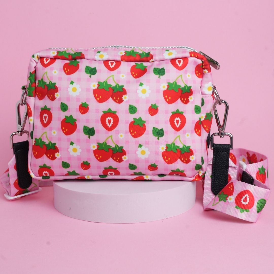 Strawberry Fields Dog Walking Bag