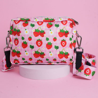 Strawberry Fields Dog Walking Bag