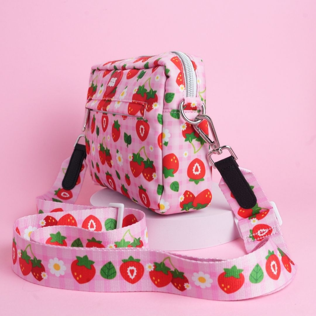 Strawberry Fields Dog Walking Bag
