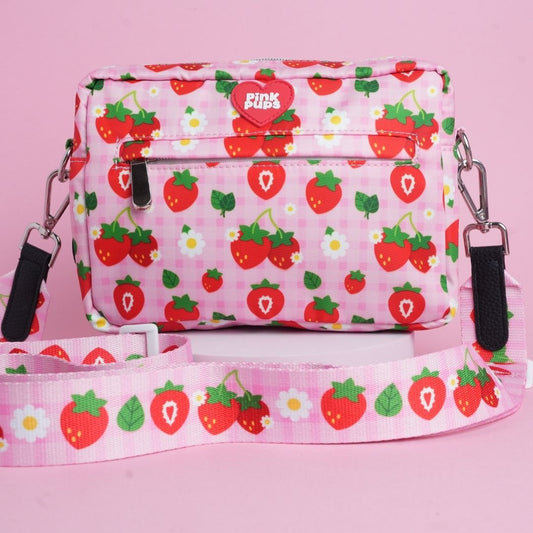 Strawberry Fields Dog Walking Bag