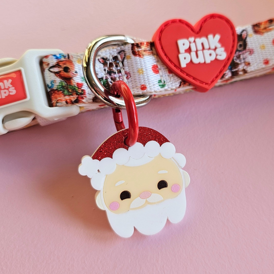 Santa Pet ID Tag