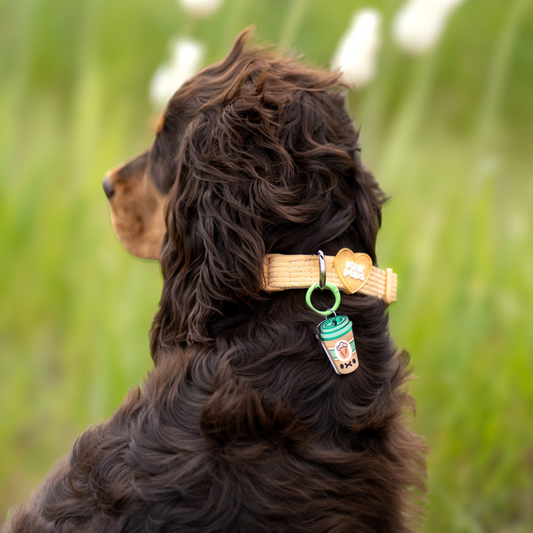 Coffee Pet ID Tag