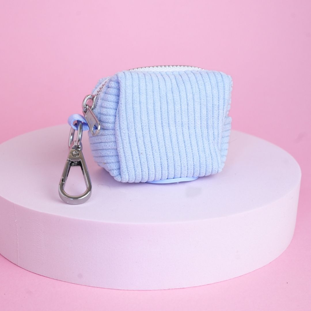Blueberry Corduroy Poo Bag Holder