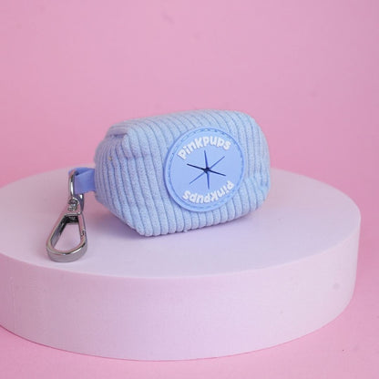Blueberry Corduroy Poo Bag Holder