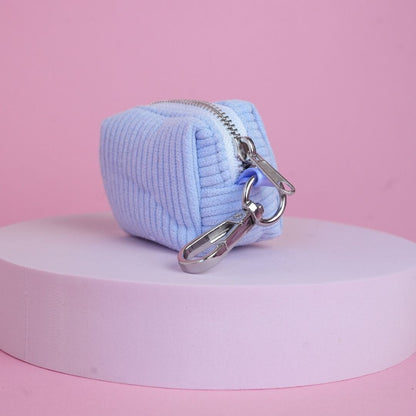 Blueberry Corduroy Poo Bag Holder
