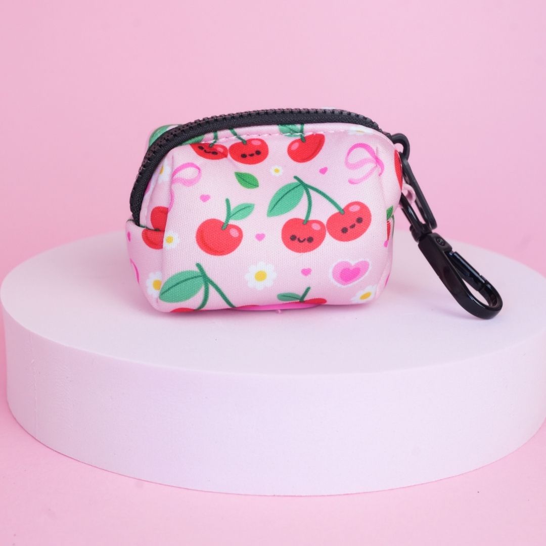 Sour cherry poop bag holder