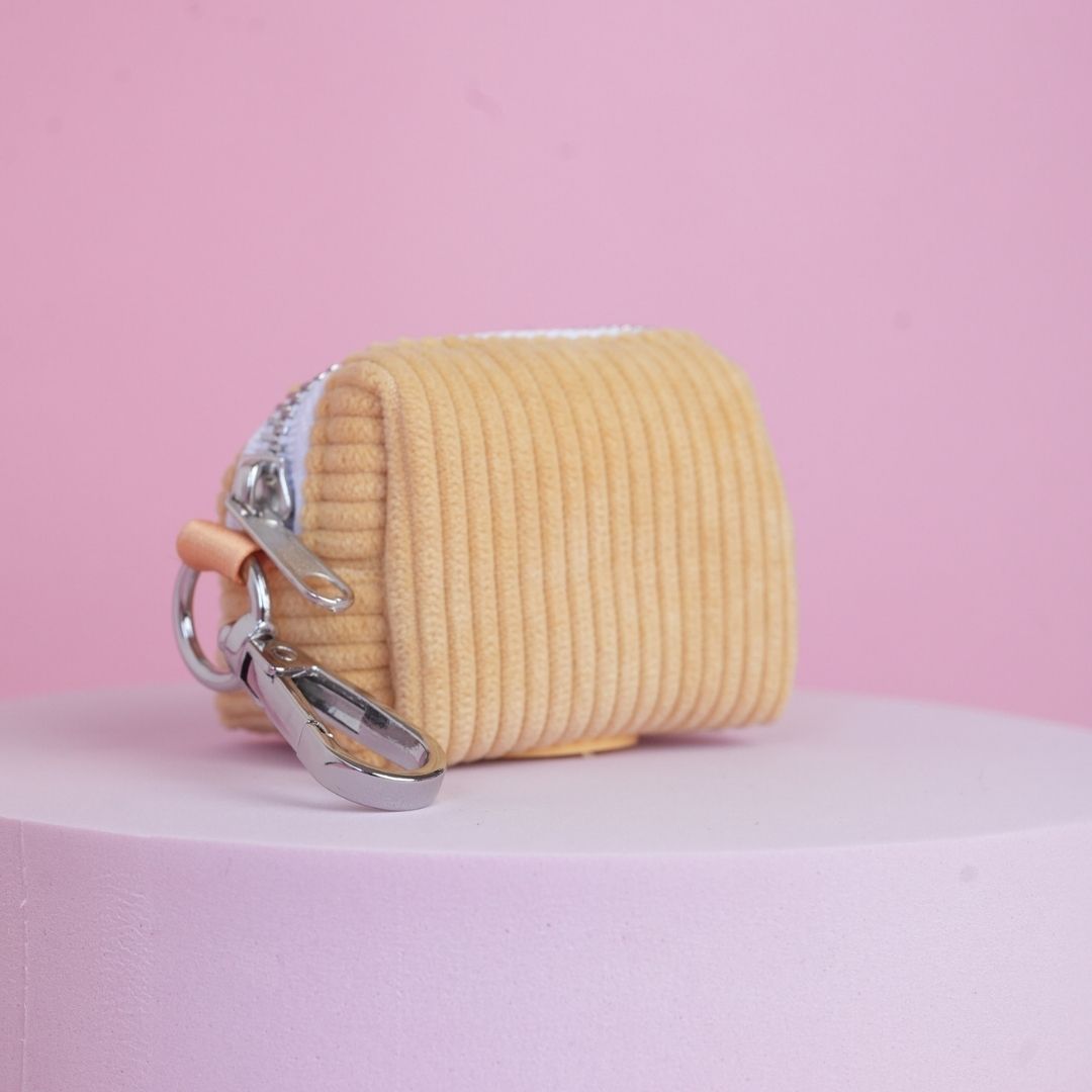 Banana Corduroy Poo Bag Holder