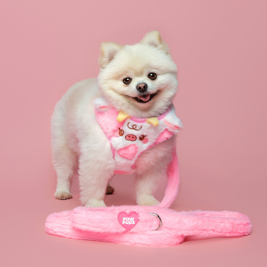 Strawberry Moo Plush Harness