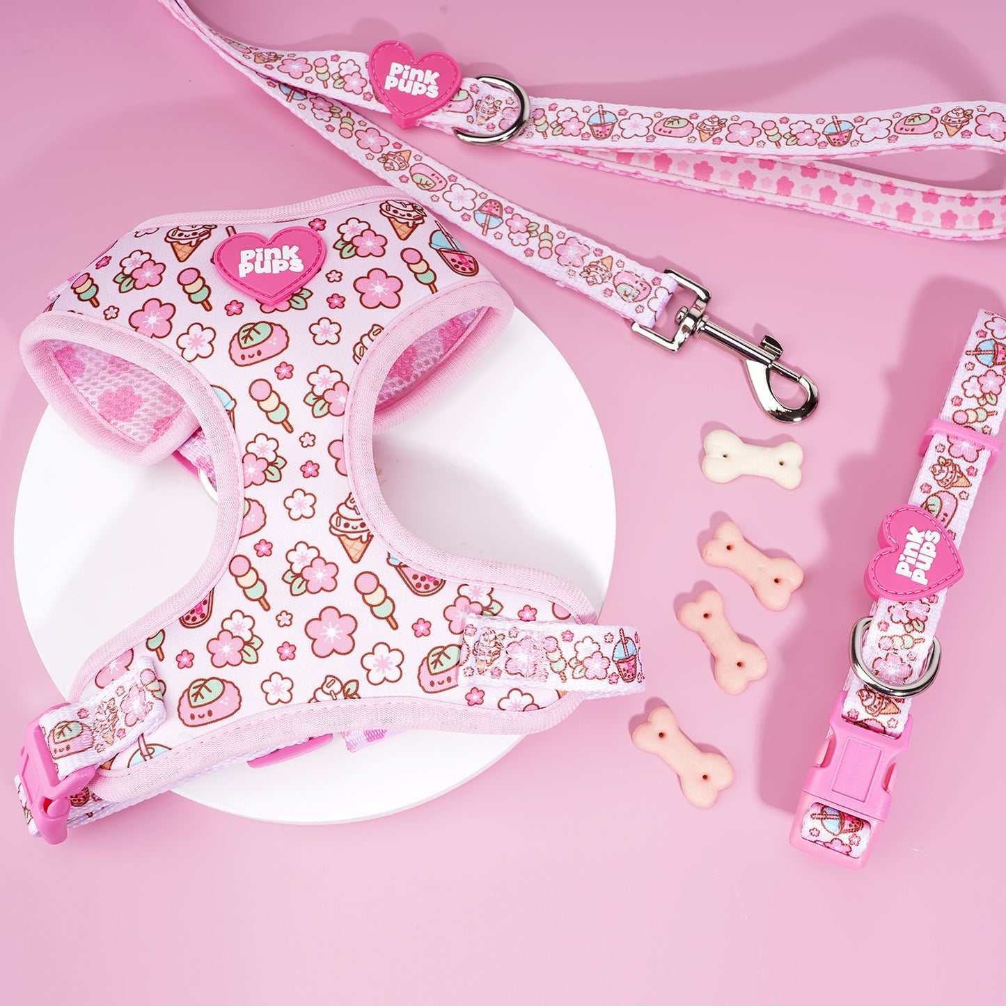 Cherry Blossom Dog Lead