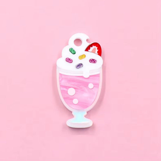 Milkshake Pet ID Tag
