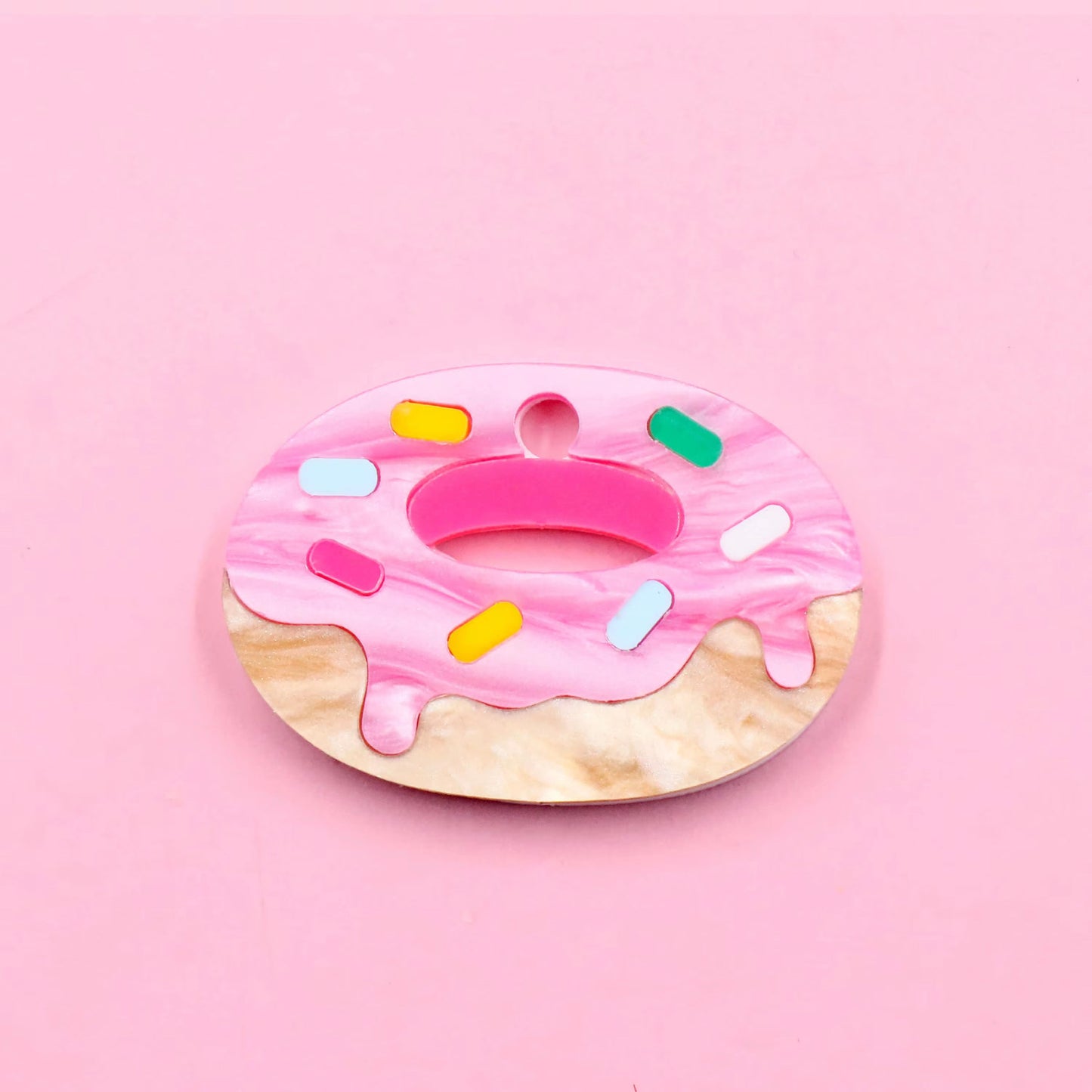 Glazed Donut Pet ID Tag