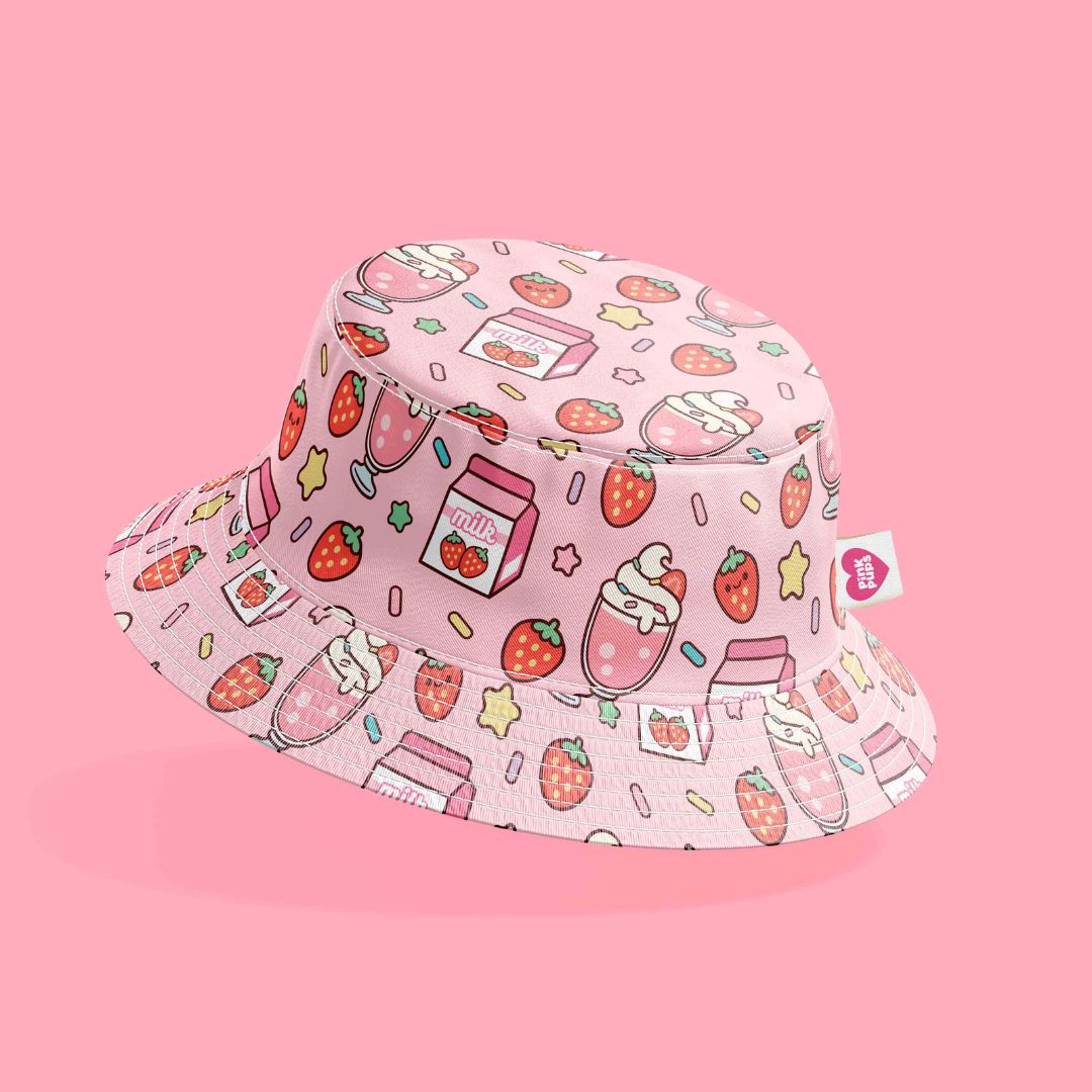 Reversible Milkshake Bucket Hat