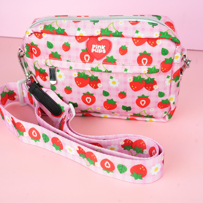 Strawberry Fields Dog Walking Bag