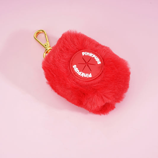 Winter Berry Plush Poop Bag Holder - Pre-Order