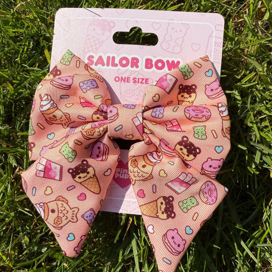 Summer Snack Sailor Bow Tie
